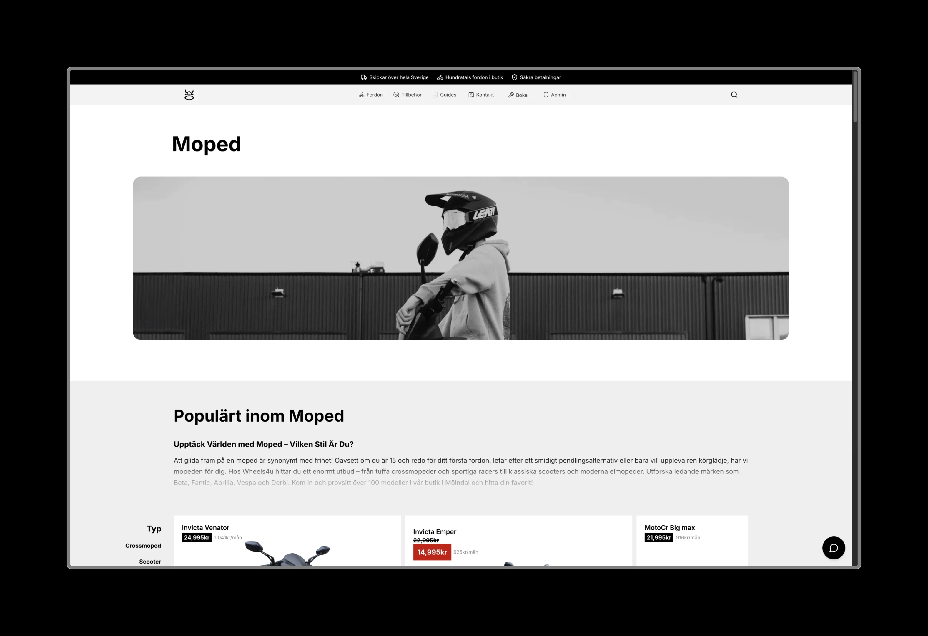 Wheels4u project screenshot